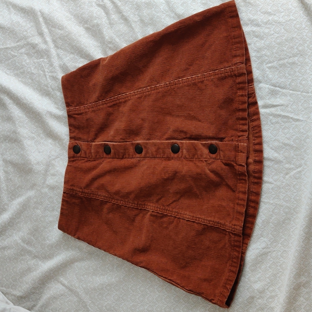 Topshop Corduroy Skirt